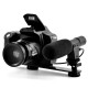 18x Micro Single 1080p HD Digital Camera Set Portable Video Camcorder with Microphone Led Fill Light