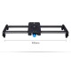 40CM Portable Camera Recorder Silent Carbon Fiber Slide Track Slider Dolly with 4 Roller Bearing Video Movie Photography black