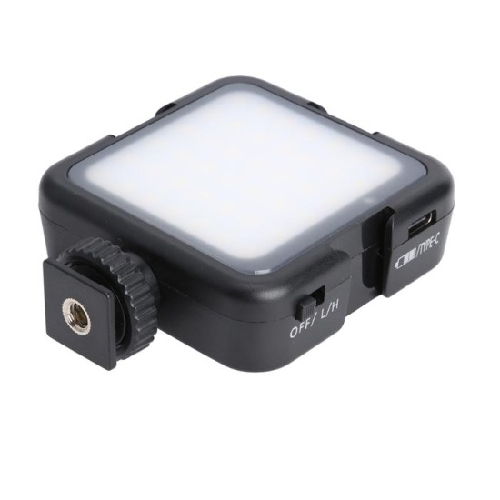 42 LED Rechargeable 6000k Video Light 5.5W Camera Photography Light Fill Lamp Studio Photo Accessories black