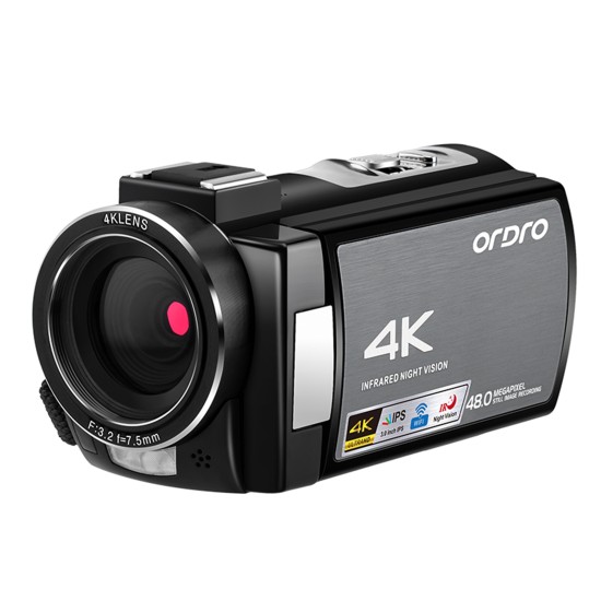 4k Video Camera Ips Touch-screen Full HD Night Vision Camcorder 16x Manual Zoom Digital Vlog Camera