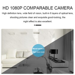 A11 HD 1080P Mini Camera Wifi IP Small Wireless Home Baby Night Vision Security Micro Cam Smart Motion Detection Camcorder black