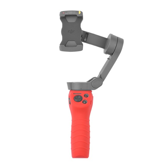 Anti-scratch Cover Sleeve Protector Protective Case for DJI Osmo Mobile 3 Silicone Handle Case Gimbal Camera Accessories red