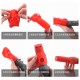 Anti-scratch Cover Sleeve Protector Protective Case for DJI Osmo Mobile 3 Silicone Handle Case Gimbal Camera Accessories red