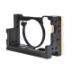 Black Camera Cage Protective Case Aluminium Alloy for Sony RX100VII 7 Camera Accessories black