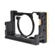 Black Camera Cage Protective Case Aluminium Alloy for Sony RX100VII 7 Camera Accessories black