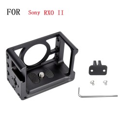 Black Magnesium Alloy Camera Protective Case Cage Kit for RXO II Camera Accessories black