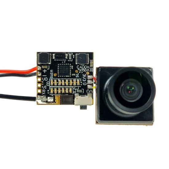 Caddx Firefly 1/3in CMOS 1200TVL 2.1mm Lens 16:9 / 4:3 NTSC/PAL FPV Camera with VTX for RC Drone NTSC 4:3