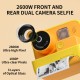 Children Instant Camera HD 1080p Video Photo Digital Print Cameras Dual Lens Slr Photography Toys Yellow