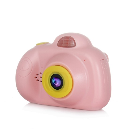 Children Kids 24 Million Pixel Mini Digital  Camera 2.4 Inches High-definition Video Camera Educational Toys Birthday Gift pink