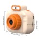 Digital Camera 4000w Front Rear Dual Lens Mini Video Photo Slr Cameras Cartoon Toy Blue