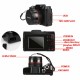 Digital Full HD1080P 16x Digital Camera Professional Video Camcorder Vlogging Camera black