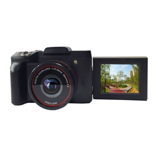 Digital Full HD1080P 16x Digital Camera Professional Video Camcorder Vlogging Camera black