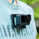 First-person Live Action Camera Magnetic Bracket with Adjustable Lanyard for Gopro Series/action Series Black