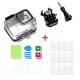 For Gopro Hero 8 Camero Screen Device Waterproof Case Screen Tempered Film Anti-fog Film Overall Protection Waterproof shell + anti-fog film + tempered film