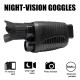 HD Infrared Night Vision Device 5x Digital Zoom Telescope Camera for Outdoor Travel Camping Photography Black