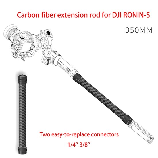 Handheld Gimbal Extension Stick Rod Pole for DJI RONIN-S Gimbal Accessories