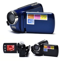 Handheld Home Digital Video Camera Camcorder DV 16x Digital Zoom HD 1080P Night Vision Recording Camera Silver grey