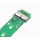 Hard Disk Adapter SSD M2 to M.2 NGFF PCIE X4 Adapter for MacBook Air Mac Pro 2013 2014 2015 A1465 A1466 M2 SSD green