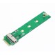 Hard Disk Adapter SSD M2 to M.2 NGFF PCIE X4 Adapter for MacBook Air Mac Pro 2013 2014 2015 A1465 A1466 M2 SSD green