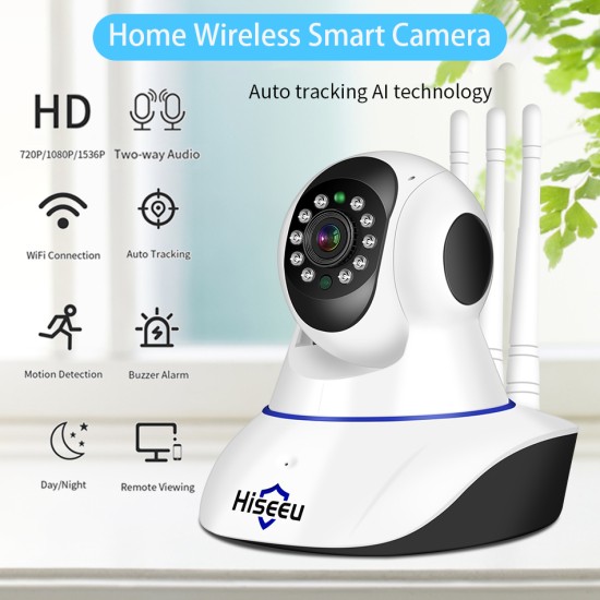 Home Security 1080P 3MP Wifi IP Camera Audio Record Memory Card Memory P2P HD CCTV Surveillance Wireless Camera U.S. regulations