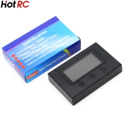 HotRc BX200 2-7S Lipo Battery Voltage Tester/ Low Voltage Buzzer Alarm/ Battery Voltage Checker Radio Display for Rc Battery 1pc