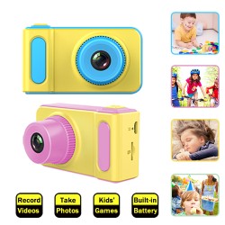 Kids Camera Educational Mini Digital Photo Camera Photography Toy for Children blue