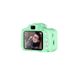 Kids Digital Video Camera Mini Rechargeable Children Camera Shockproof 8MP HD Toddler Cameras Child Camcorder  green