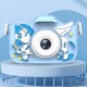 Kids Mini Camera 2.0ips Display Hd Digital Camera Cartoon Educational Toy 800w Single Camera Blue