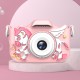 Kids Mini Camera 2.0ips Display Hd Digital Camera Cartoon Educational Toy 800w Single Camera Pink