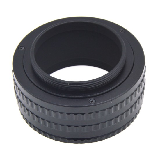 M42 to M42 Mount Lens Adjustable Focusing Helicoid Macro Tube Adapter 25-55mm black