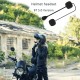 MH05 Bluetooth 5.0 Motorcycle Bluetooth Helmet Headset Low Energy Stereo Handsfree Helmet Headset black