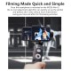 MOZA MINI-S 3 Axis Foldable Pocket Sized Handheld Gimbal Stabilizer for iPhone X Smartphone GoPro black