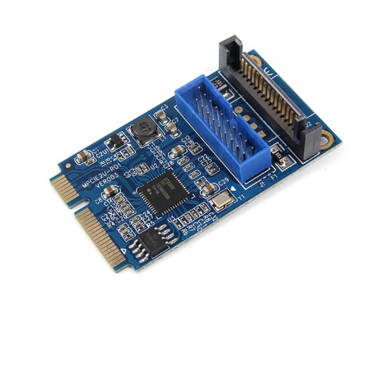 Mini PCI-E to 19-pin USB 3.0 Mini Expansion Card MINI PCIE to 20PIN/19Pin USB3.0 Adapter