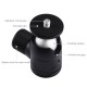 Mini Pocket Metal Desktop Tripod Mount Mini Metal Ball Head with 1/4 inch Screw for DSLR & Digital Cameras black