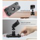 Mini Stabilizer Camera Dolly Metal Bracket for Gopro/OSMO Action/ OSMO Pocket/Insta360 Sports Camera black