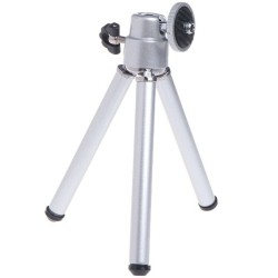 Mini Tripod Aluminum Metal Lightweight Tripod Stand Mount For Digital Camera Webcam Phone DV Tripod black