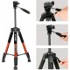 Mobile Phone Bracket Pro Aluminium Q111 Tripod for DSLR Camera Video Fill-in Light Bracket black