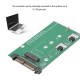 NVME to NGFF key M Converter Expansion Card U.2 to M.2 SFF-8639 PCI-E Adapter Card green