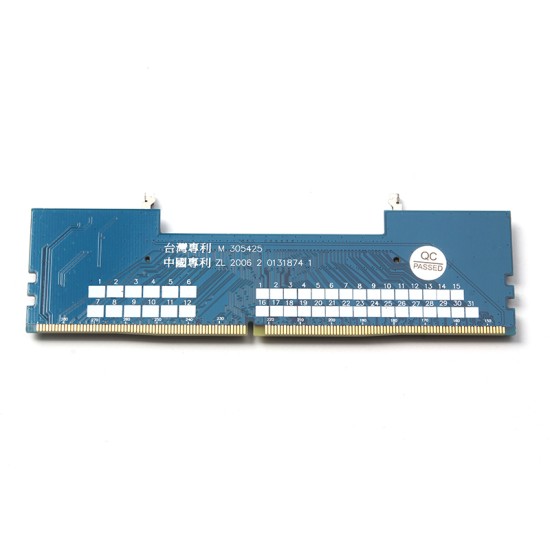 Notebook DDR4 RAM Desktop Adapter Tester Notebook DDR4 Memory Card Generation Test Card Dedicated blue