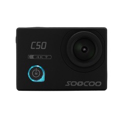 Original SOOCOO C50 Sports Action Camera - Wifi 4K, Gyro Adjustable Viewing Angles, NTK96660 30M Waterproof Sport DV, Black