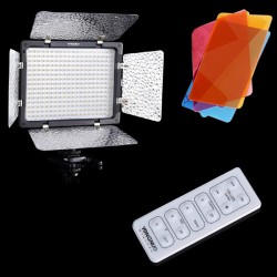 Original YONGNUO YN-300 LED Camera Video Light Lamp Illumination Dimming Photography Light for Canon Nikon Camera  UK plug