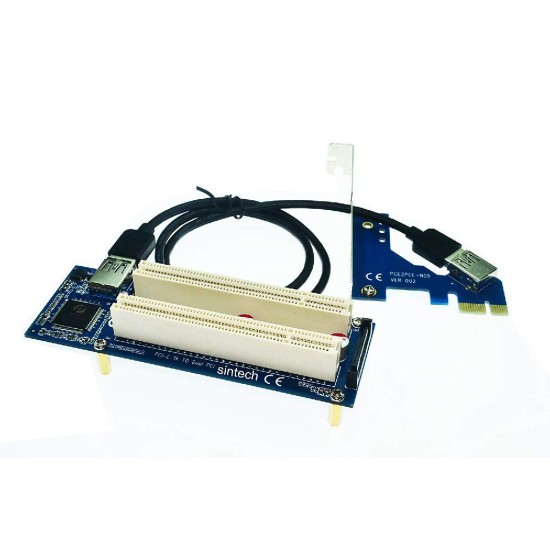 PCI-express PCI-e to PCI PCIe Adapter Card to Dual PCI Slot USB 3.0 Expansion Card Add r20 Card Converter