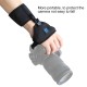 PULUZ Wrist Camera Strap for SLR/DSLR Camera with 1/4 Inch Screw Plastic Plate Professional Soft Neoprene Hand Grip black