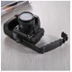 Photography Video Flash Camera Grip L-Shape Bracket Holder With 2 Side Hot Shoe Mounts for Video Light Flash DSLR Holder black