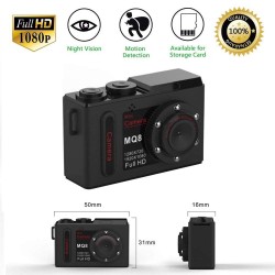 Portable Digital Camera 1080P Dry Battery HD Small Camcorder Sports DV Camera black