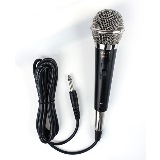 Professional Handheld Wired Dynamic Microphone Clear Voice for Karaoke Vocal Music Performance black_YS-226