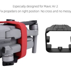 Propeller Stabilizers Silicone Protective Prop Propeller Fastening Belt Drone Accessories for Mavic Air 2 red