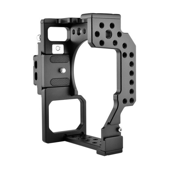 SLR Camera Rabbit Cage Universal for Sony A7 Series Movie Camera Kit Shock Absorber Photo Studio Stabilizer Portable Camera Protective Cage black