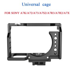 SLR Camera Rabbit Cage Universal for Sony A7 Series Movie Camera Kit Shock Absorber Photo Studio Stabilizer Portable Camera Protective Cage black