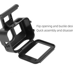 Shock-proof Plastic Frame Protective Case Shell Protector for GoPro Hero8 black